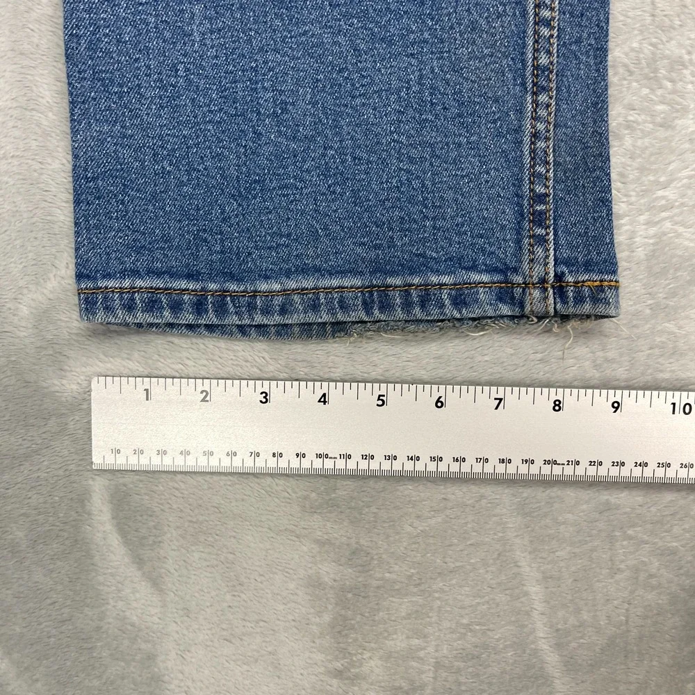 Levi's Jeans Mens 31x32 Blue Denim 527 Stretch Americana Slim Bootcut Grunge